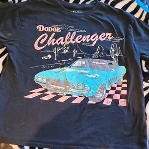 Black Dodge Challenger Graphic T-Shirt